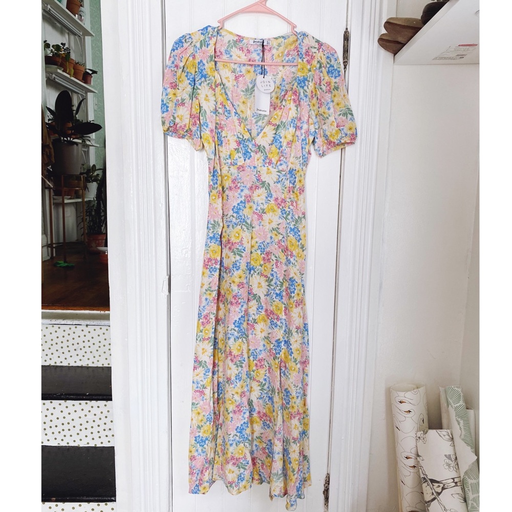 Stradivarius Floral Dress NWT